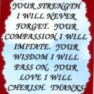 2029 Signs Of Life Love Laughter Grandpa your strength I will never Magnet