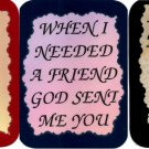 3 Friendship Refrigerator Magnets Signs Inspirational Comic Funny Love Friend #4