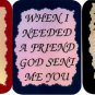 3 Friendship Refrigerator Magnets Signs Inspirational Comic Funny Love Friend #4