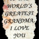 2012 World's greatest Grandma Inspirational Refrigerator Magnet Kitchen Fridge Decor 2012 World's greatest Grandma Inspirational Refrigerator Magnet Kitchen Fridge Decor