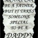 2031 Anyone can be a Father Daddy Dad Refrigerator Magnet Kitchen Fridge Decor