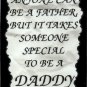 2031 Anyone can be a Father Daddy Dad Refrigerator Magnet Kitchen Fridge Decor