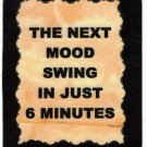 3267 Next Mood Swing In Just 6 Seconds Refrigerator Magnet Funny Wife Girlfriend Gift