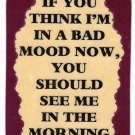 3200 If You Think I'm In Bad Mood Now Refrigerator Magnet Funny Friendship Gifts