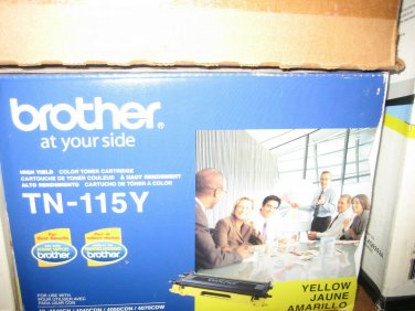 ( OPEN BOX) Brother Genuine TN115 (TN115) Yellow New High Capacity,New OEM