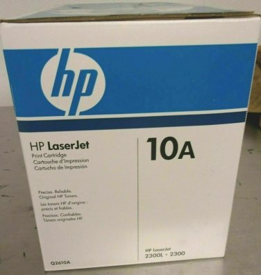 ( OPEN BOX) HP 10A Q2610A Black Toner Cartridge 2300-NEW OEM