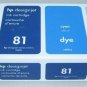 HP 81 C4931A Cyan Ink Dye  New 680ML Genuine 5000 5500