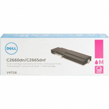 ( OPEN BOX) Dell V4TG6 High Yield Magenta Toner Cartridge C2660dn/C2665dnf
