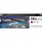 OEM HP 981y MAGENTA EXTRA HI-YLD INK LOR14A PAGEWIDE ENTERORISE 556 586 (5/2020)