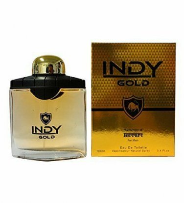 Indy Gold Cologne 3.4 fl oz EDT For Men Our Version Of Ferrari Light Essence
