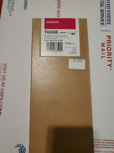 EPSON T606B MAGENTA 220ml INK CARTRIDGE for STYLUS PRO 4800 (2015)