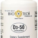 Bio-Tech Pharmacal Vitamin D3-50 Cholecalciferol 50000 IU  100 Capsules