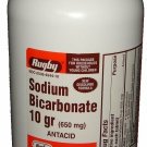 Rugby Sodium Bicarbonate 10 GR 650 mg Antacid Tablets 1000 Count