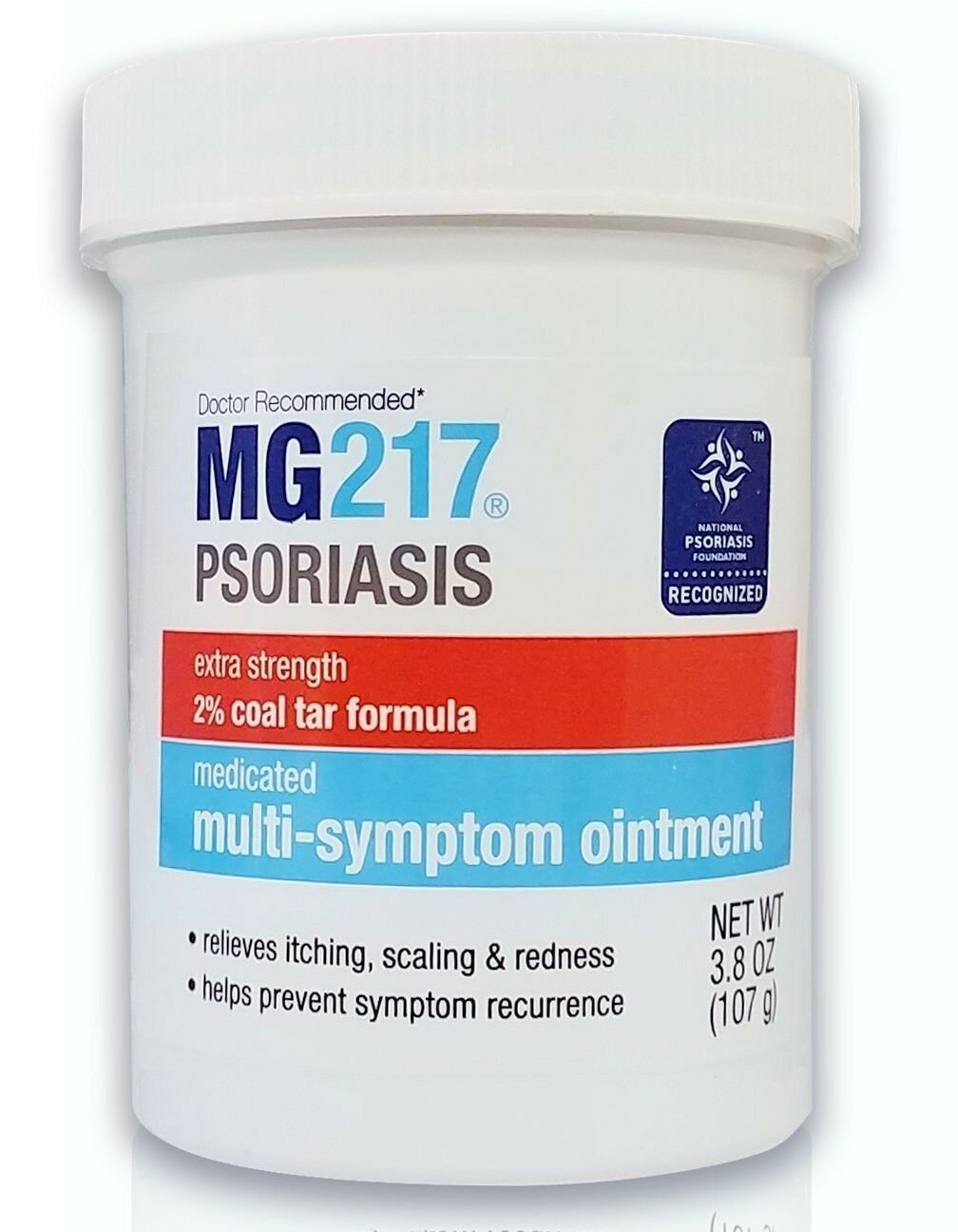 MG217 Psoriasis Ointment Medicated Multi-Symptom Intensive Strength 3.8 oz