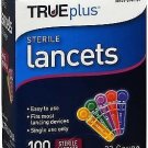 TruePlus Sterile Lancets, 33 G, 100 Count