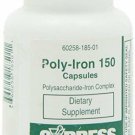 Cypress Poly-Iron 150 mg capsules Iron Supplement 100 Count Bottle