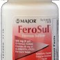 Major FeroSul Ferrous Sulfate 325mg Red Iron Supplement Tablets 100 Ct, 2 Pack