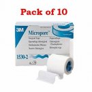 3M Medical Tape Micropore Paper latex-free 2"X10 Yards 6 Per Case, 10 Cases