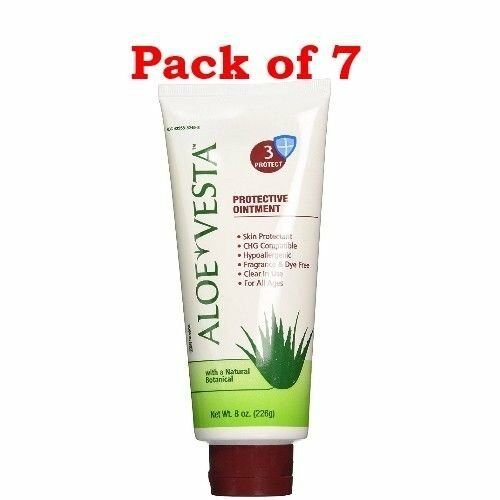 ConvaTec Aloe Vesta Protective Ointment with Natural Botanical, 8oz (Bulk Pack of 7)