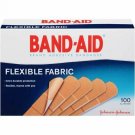 Band-AID Flexible Fabric Adhesive Bandages 3/4 Inch X 3 Inches, 100 Ct, 12 Pack