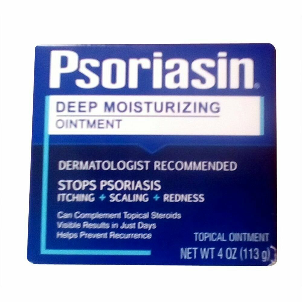 Psoriasin Deep Moisturizing Ointment 4 Oz (Bulk Pack of 2)