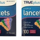 TRUEplus Sterile Lancets, 33 Gauge, 100x2 Ct (200 total)