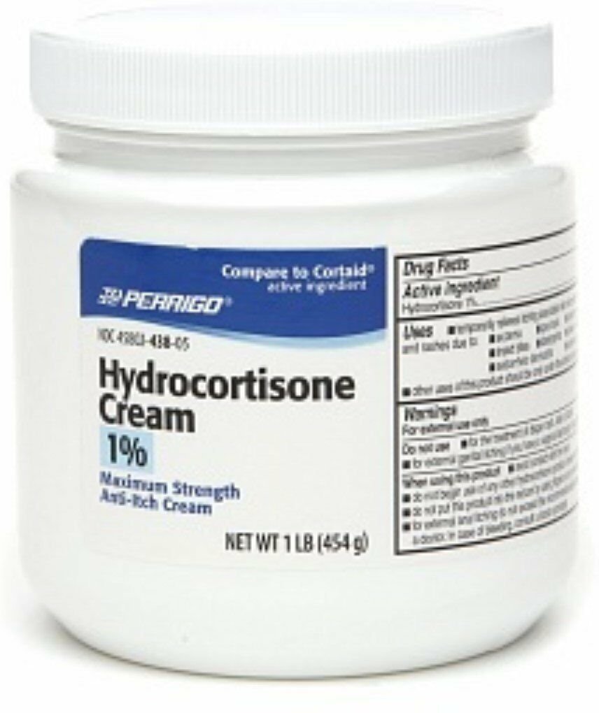 Perrigo Hydrocortisone 1% Maximum Strength Anti-Itch Cream 1 LB
