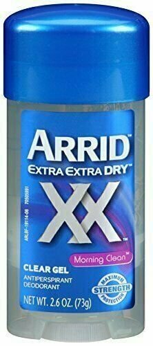 Arrid Extra Dry Clear Gel Morning Clean Antiperspirant Deodorant, 2.8 oz, 5 Pack