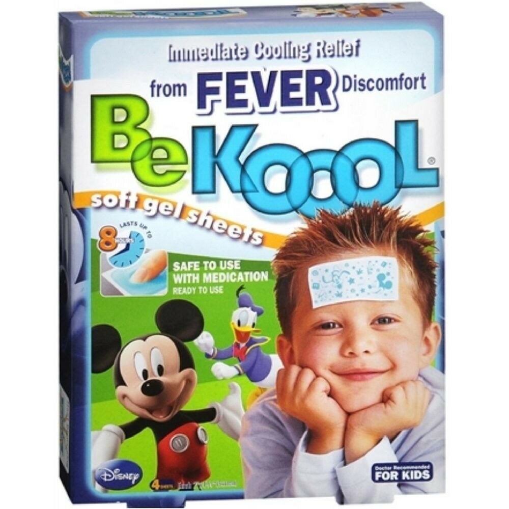 Be Koool Kids Soft Gel Sheets, 4 Count