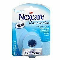 Nexcare Low Trauma Tape for Sensitive Skin 1" X 4 Yds. - each, Bulk Pack of 5