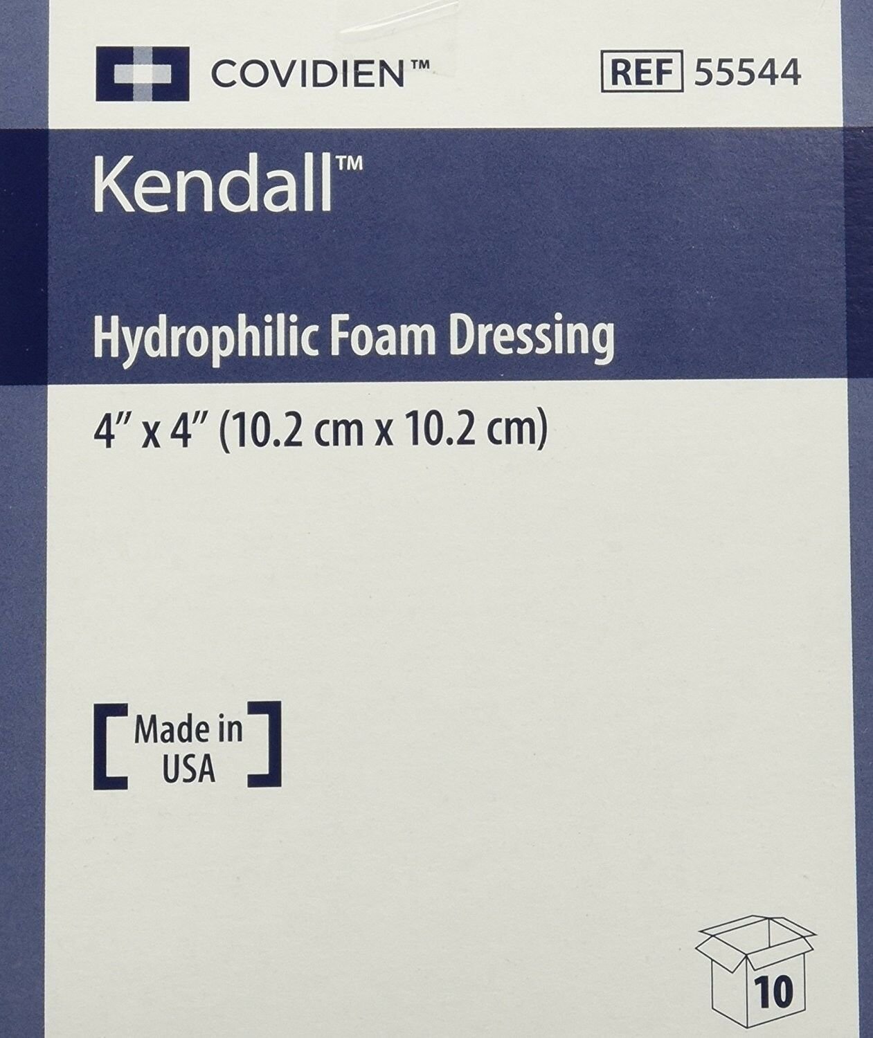Kendall Copa Hydrophilic Foam Dressing - 4x4" (Box of 4)