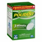Polident 3-Minute Denture Cleanser 84 Tablets Cleaner Antibacterial Bulk Pack of 1