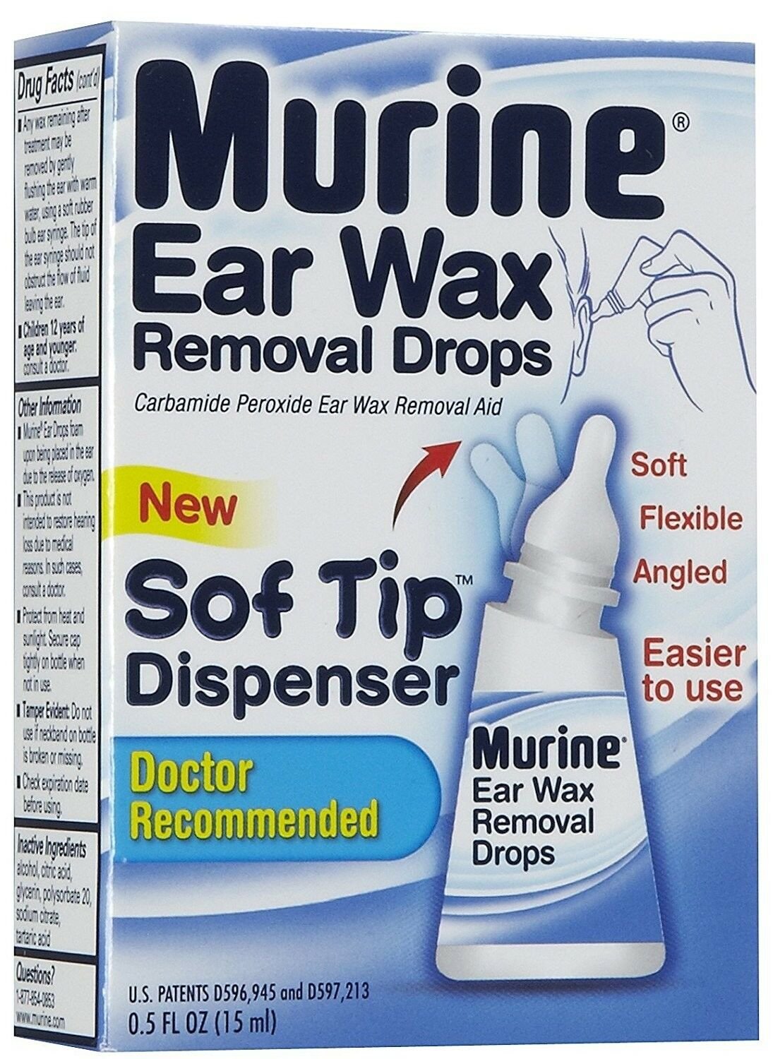 Murine Ear Wax Removal Drops Fast-Acting Maximum Strength 0.5 oz