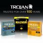 Trojan Ultra Ribbed Stimulations Lubricated Premium Latex Condoms, 36 Ct, 5 Pack