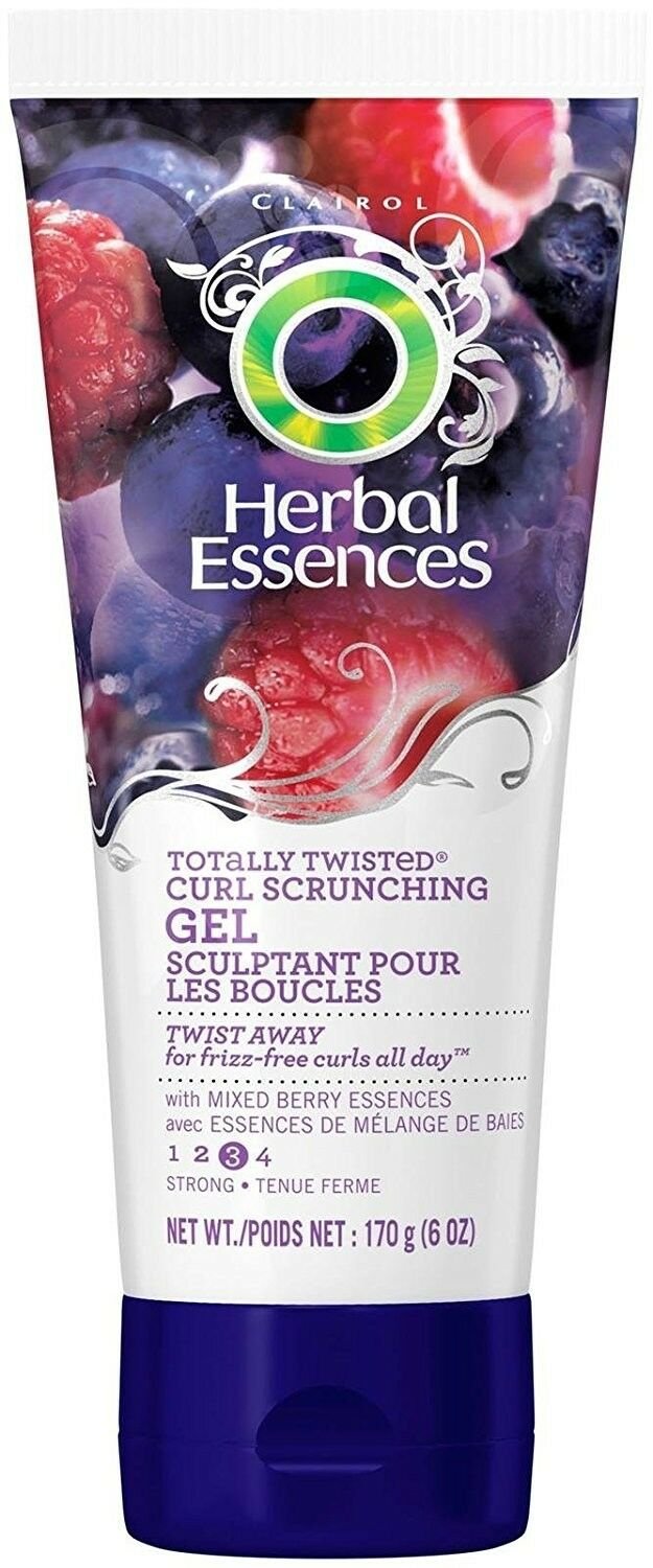 Herbal Essences Totally Twisted Curl-Scrunching Gel w/Berry Essences 6 oz