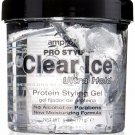 Ampro Style Clear Ice Protein Hair Styling Gel, 6 Ounce