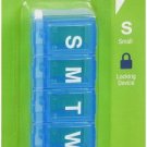 Ezy-Dose 7-Day Locking Pill Planner Small Colors May Vary, 1 Pack