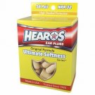 HEAROS Ultimate Softness Series Ear Plugs, Beige, 56 Pair