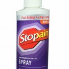 Stopain Pain Relieving Liquid Spray Fast Acting Long Lasting 8 oz