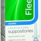 Fleet Adult Laxative Liquid Glycerin Suppositories 4 Count 7.5 ml Each