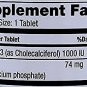 MAJOR Vitamin D Tablets, 1000u, 100ct (2 Pack) Bulk