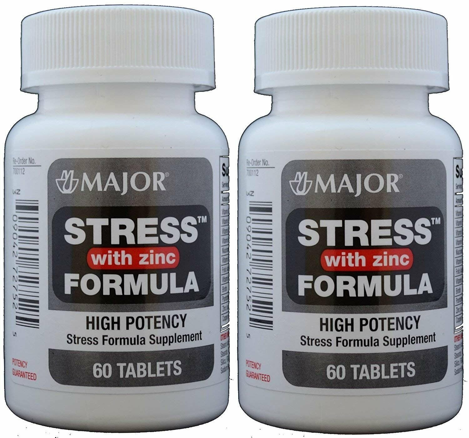 Stress Tab with Zinc High Potency Stress Formula with B-Vitamins, C+E, plus...