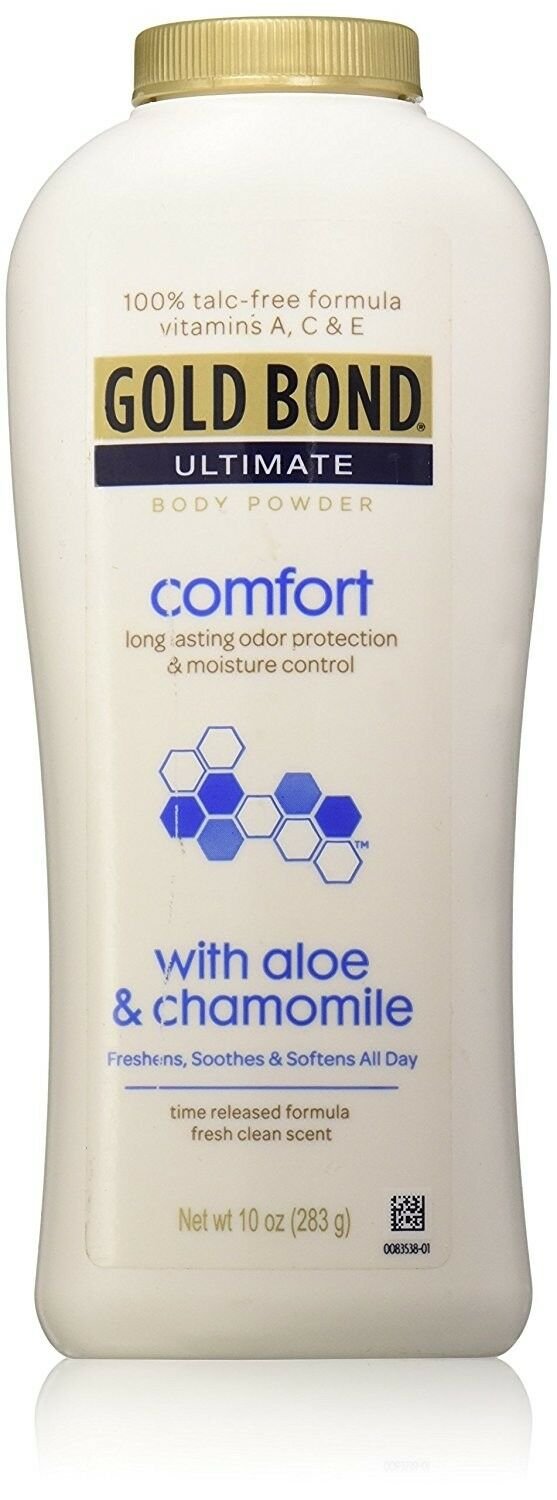 Gold Bond Ultimate Comfort, Aloe & Chamomile Body Powder, 10 oz