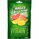 Halls Defense Vitamin C Dietary Supplement Drops, Assorted Citrus, 30 Ct