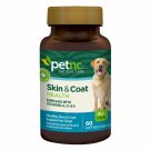 PetNC Natural Care Skin and Coat Health Softgels for Dogs, 60 Count