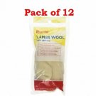 Premier Lambs Wool Padding 100% Genuine 3/8 oz  (Bulk Pack of 12)