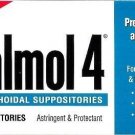 Calmol 4 Hemorrhoidal Suppositories - 12 Suppositories