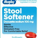 Rugby Stool Softener Softgels, 1000 Count/Bottle