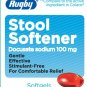 Rugby Stool Softener Softgels, 1000 Count/Bottle