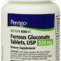 Perrigo Ferrous Gluconate 324mg Dietary Supplement 100 Tablets Each (Bulk Pack of 6)